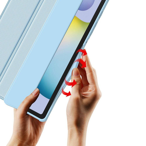 Dux Ducis Toby pancerne etui z klapką Smart Case do Samsung Galaxy Tab S6 Lite z uchwytem na rysik czarny