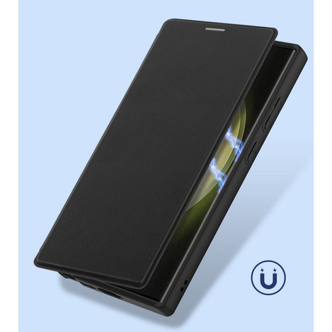 Dux Ducis Skin Pro Hülle für Samsung S24+ mit Klappe - Schwarz