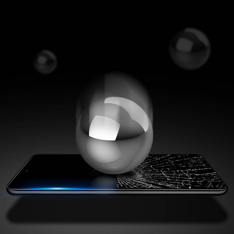 Dux Ducis Curved Glass Gehärtetes Glas für Honor 60 Pro mit schwarzem Rahmen