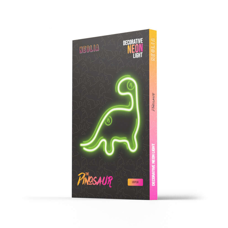 Neon LED DINOZAUR zielony NNE01 Neolia