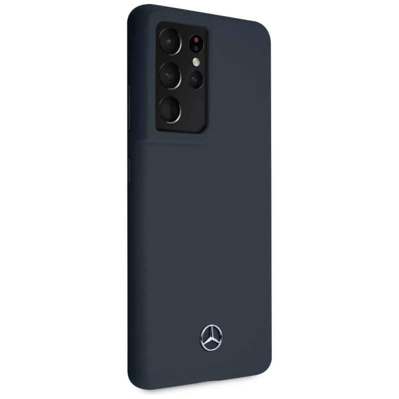 Mercedes MEHCS21LSILNA S21 Ultra G998 niebieski/blue hardcase Silicone Line