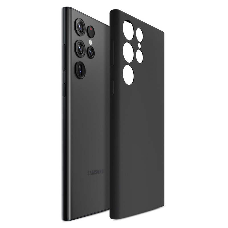 3MK SILICONE CASE SAMSUNG S24 ULTRA BLACK