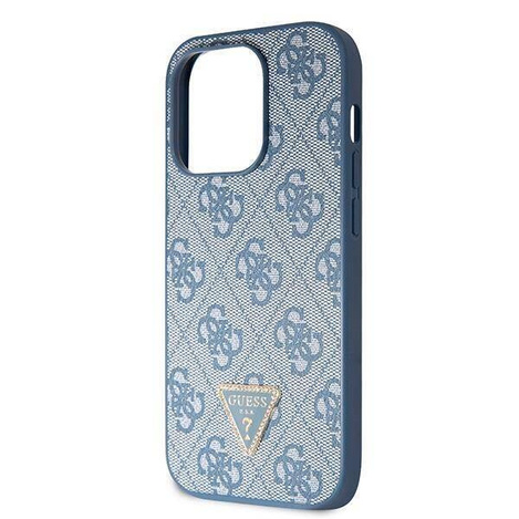 Original Case APPLE IPHONE 15 PRO Guess Hardcase Crossbody 4G Metal Logo (GUHCP15LP4TDSCPB) blue