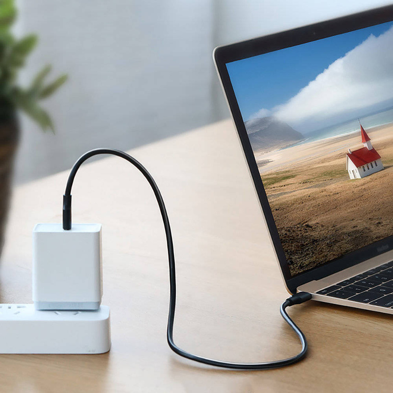 Ugreen USB Type C Lade- und Datenkabel 3A 1m schwarz (US286)