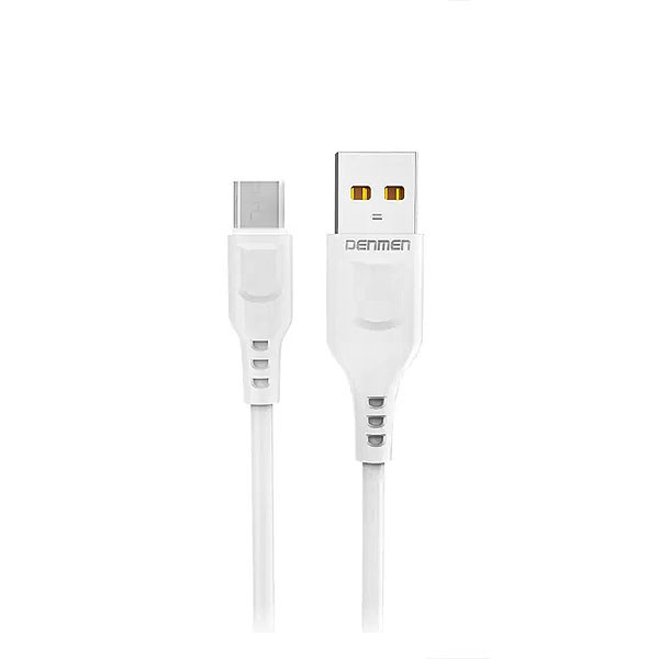 KABEL USB MICRO DENMEN BIAŁY 2.4A 1M D01V
