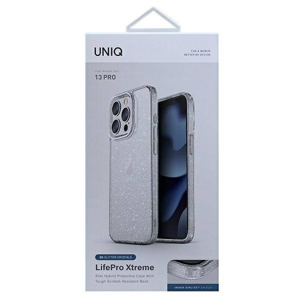 Uniq Hülle LifePro Xtreme iPhone 13 Pro / 13 6.1 "klar / Lametta lucent