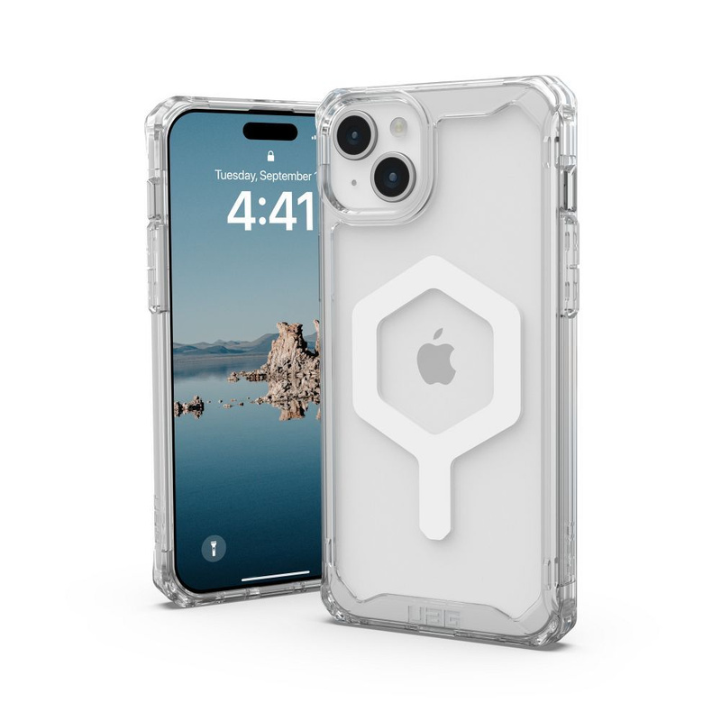 Etui UAG Plyo MagSafe do iPhone 15 Plus - przezroczysto-białe