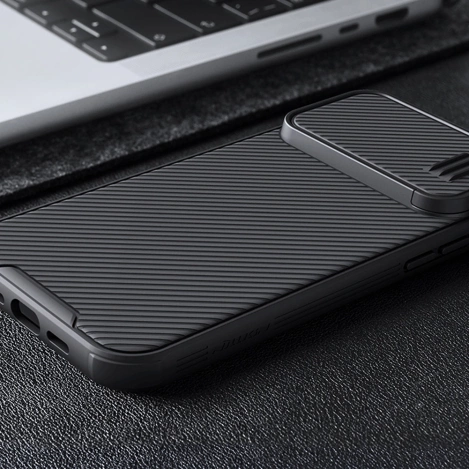 Nillkin CamShield S Hülle iPhone 14 Pro Max Gepanzerte Abdeckung Kameraschutz Blau