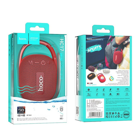 HOCO głośnik bluetooth HC17 Easy Joy czerwony