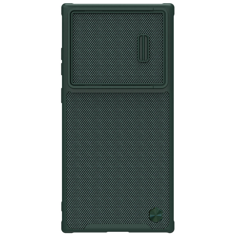 Nillkin S Case für Samsung Galaxy S22 Ultra gepanzerte Hülle mit Kameraabdeckung grün