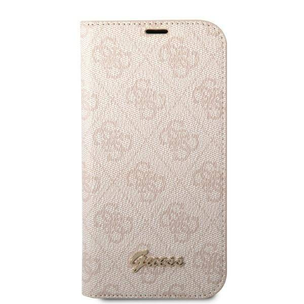 Guess 4G Metal Camera Outline Booktype Case - Etui iPhone 14 Pro Max (rózowy)
