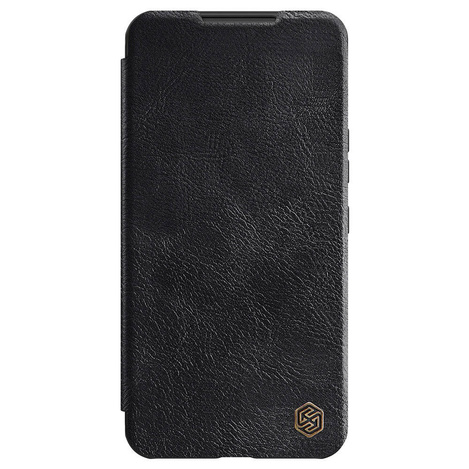 Nillkin Qin Leather Pro Case Hülle für Samsung Galaxy S22+ (S22 Plus) Kameraschutz Holster Cover Flip Cover Schwarz