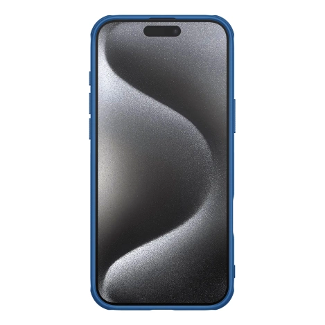 Nillkin Super Frosted Shield Pro Magnetic Case for iPhone 16 Pro - blue