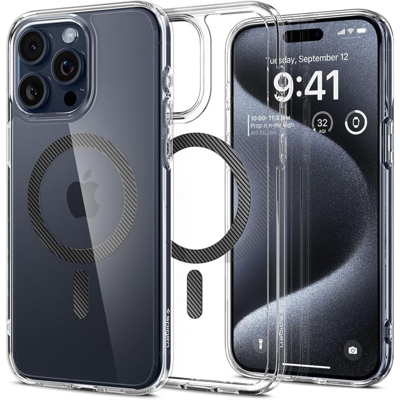Spigen ULTRA HYBRID MAG MAGSAFE IPHONE 15 PRO KOHLENSTOFFFASER