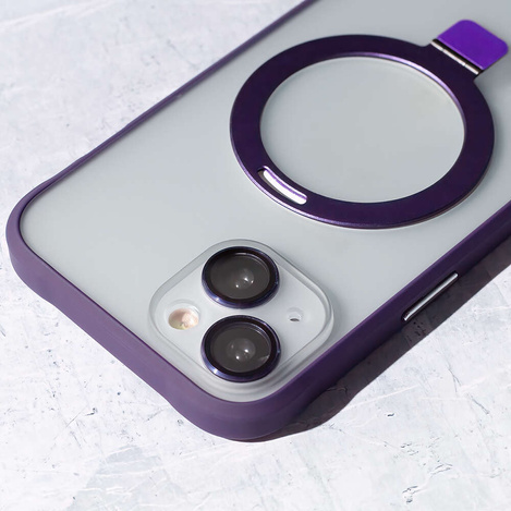 Nakładka Mag Ring do iPhone 15 Pro Max 6,7" fioletowy