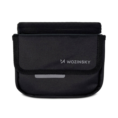 Wozinsky frame bike bag bicycle pannier waterproof phone case 1.5l black (WBB26BK)