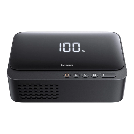 Starthilfe Baseus Super Energy BS-CH013 4in1 600A mit Taschenlampe / 6000mAh Powerbank / Kompressor - Schwarz