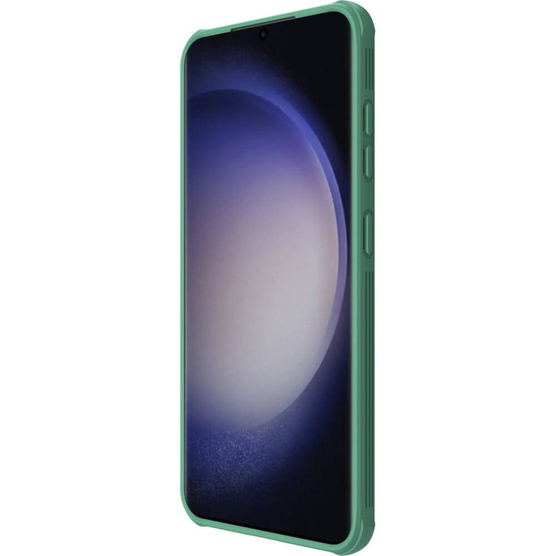 Etui Nillkin CamShield Pro pancerne z osłona na aparat do Samsung Galaxy S24+ - zielone