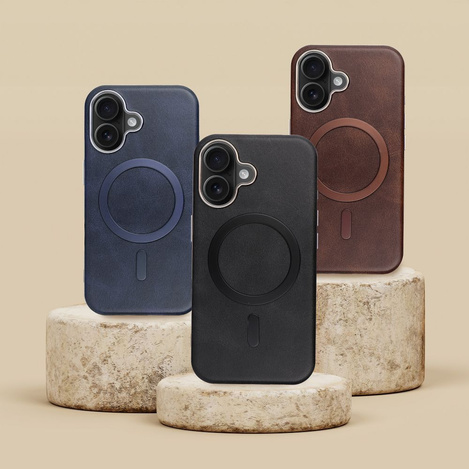 Futerał GENTLEMAN MAG COVER kompatybilny z MagSafe do IPHONE 13 PRO czarny