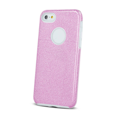 Nakładka Glitter 3in1 do iPhone 7 / 8 / SE 2020 różowa
