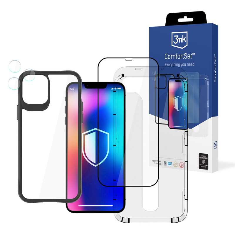 Apple iPhone 12 Pro – 3mk Comfort Set 4 in 1