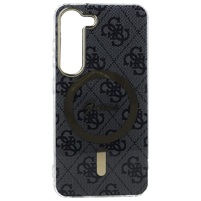 Guess GUHMS23MH4STK S23+ S916 black/black hardcase 4G MagSafe