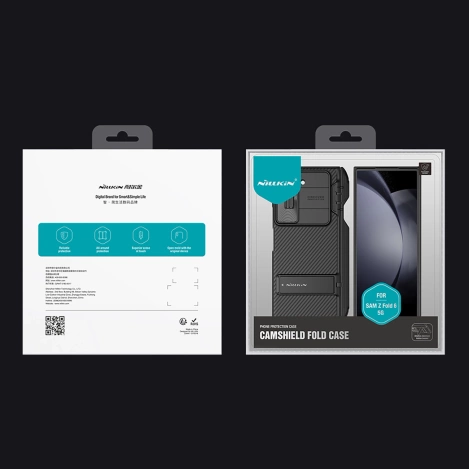 Nillkin CamShield Fold Case für Samsung Galaxy Z Fold 6 5G mit Stylus-Halter – Schwarz