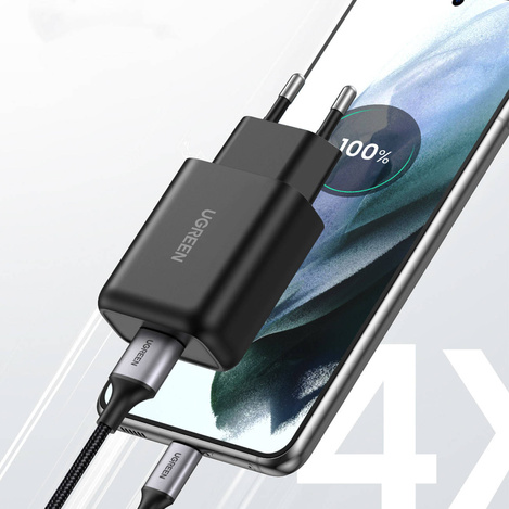 Ugreen USB-A QC3.0 18W Ladegerät Schwarz (CD122)