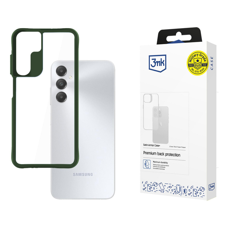 3MK Satin Armor Case+ Sam A15 5G zielony/green