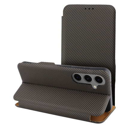 Kabura FOLIO Side Magnet do MOTOROLA G75 brązowy
