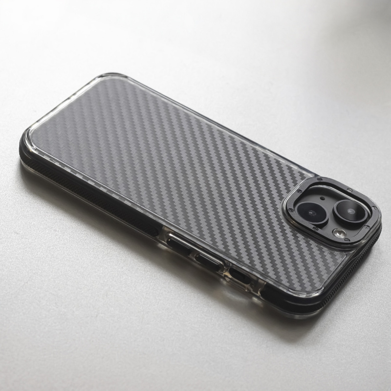 Nakładka Acrylic Carbon do iPhone 12 / 12 Pro 6,1" czarna