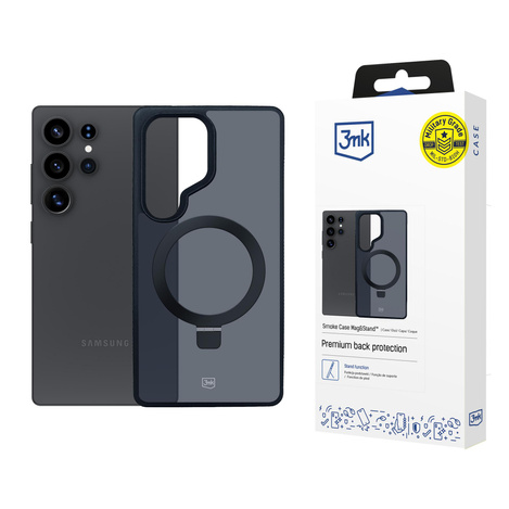 Samsung Galaxy S25 Ultra - 3mk Smoke Case Mag&Stand