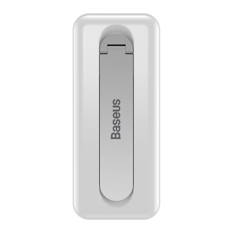 Baseus samoprzylepna składana podstawka do telefonu biały (LUXZ000002)