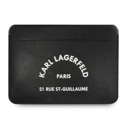 Original Handyhülle LAPTOP 13" Karl Lagerfeld Sleeve Saffiano Rsg (KLCS133RSGSFBK) schwarz