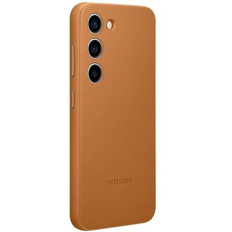 Samsung Leather Cover case for Samsung Galaxy S23+ genuine camel leather case (EF-VS916LAEGWW)