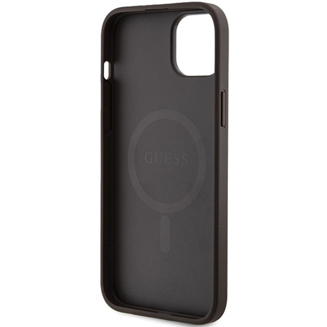 Oryginalne Etui GUESS Hardcase GUHMP14SG4GFRW do iPhone 14 (Kompatybilny z Magsafe / 4G Ring classic logo / brązowy)