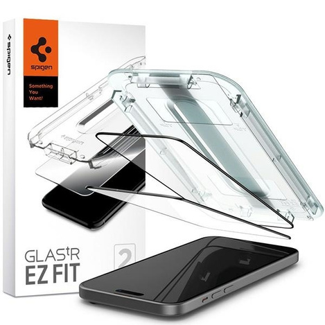 SPIGEN GLAS.TR EZ FIT IPHONE 15 PLUS CLEAR 2-PACK