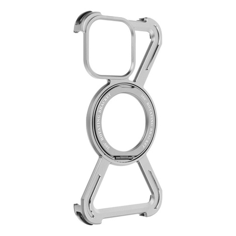 Futerał TITANIUM Escort do IPHONE 15 PRO MAX srebrny