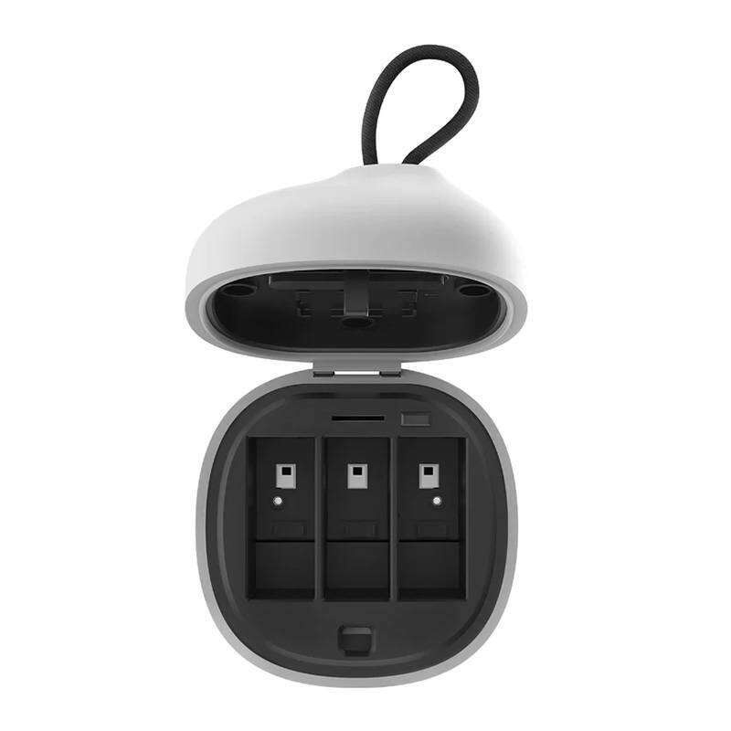 Wodoodporna ładowarka trójkanałowa Allin box Telesin + 2 akumulatory do GoPro Hero 11 / 10 / 9