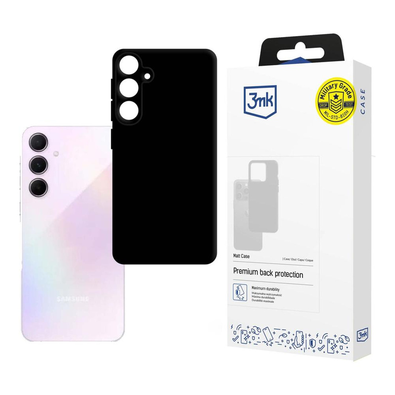 3MK Matt Case Sam A55 5G czarny/black