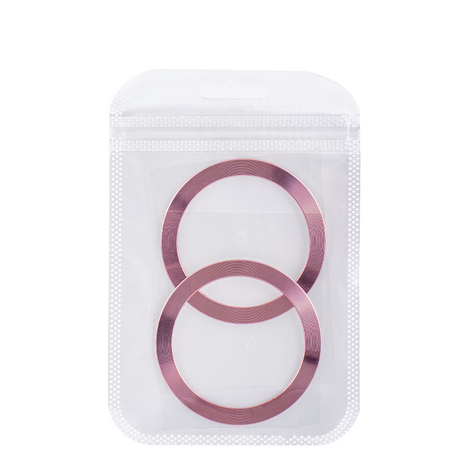 Metal Ring (2szt.) różowy