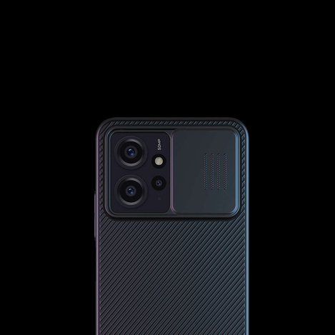 Pancerne etui Xiaomi Redmi Note 12 z osłoną na aparat Nillkin CamShield Case - czarne