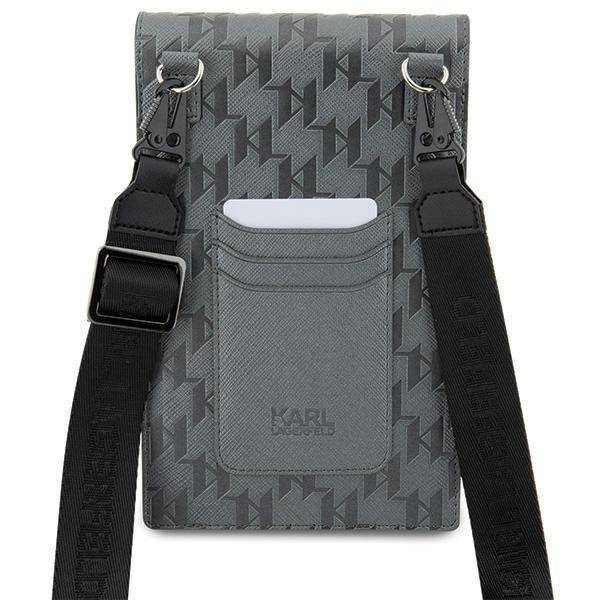 Sack Karl Lagerfeld Saffiano Monogram Choupette (KLWBSAKHPCG) silber