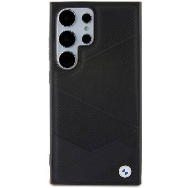 BMW BMHCS24L23RCGPK S24 Ultra S928 schwarz/schwarzes Hardcase Signature Leather Crossing Lines Pattern