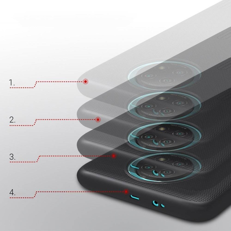NILLKIN FROSTED SHIELD XIAOMI REDMI NOTE 9T 5G BLACK
