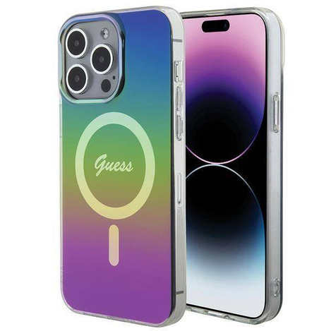 Guess IML Iridescent MagSafe - Etui iPhone 15 Pro Max (kolorowy)