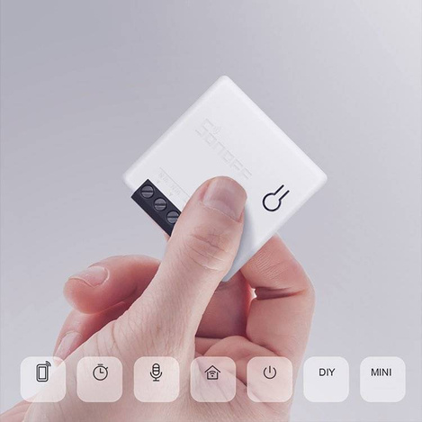 Sonoff MINI R2 WI-FI Wireless Smart Switch (inside electrical box) white (M0802010010)