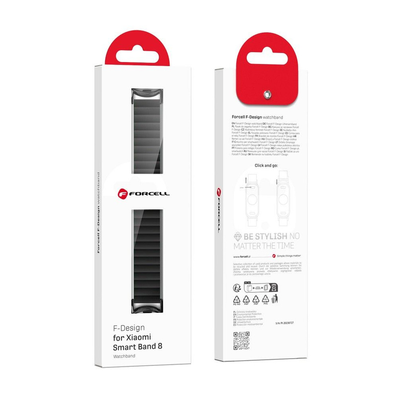 FORCELL F-DESIGN FX8 pasek / opaska do Xiaomi 8 czarna