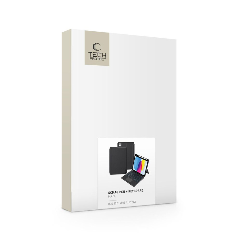 Etui Tech-Protect SC Mag Pen + Keyboard na iPad 10.9" 10 gen. (2022) - czarne