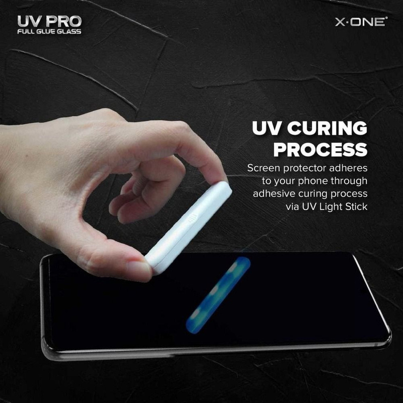 Szkło hartowane X-ONE UV PRO - do Samsung Galaxy S22 Ultra (case friendly) - działający czytnik